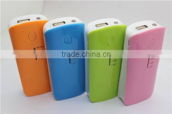 Fast charging 5200mah portable power bank manual for power bank battery charger