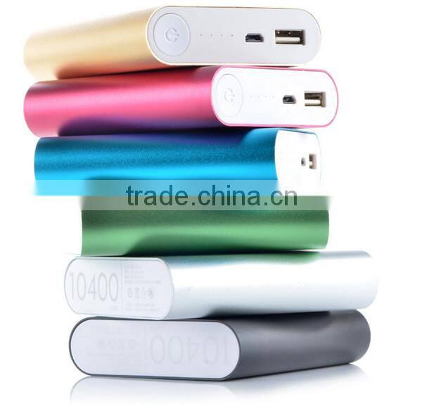 backup aluminum power bank 10400mah for accer