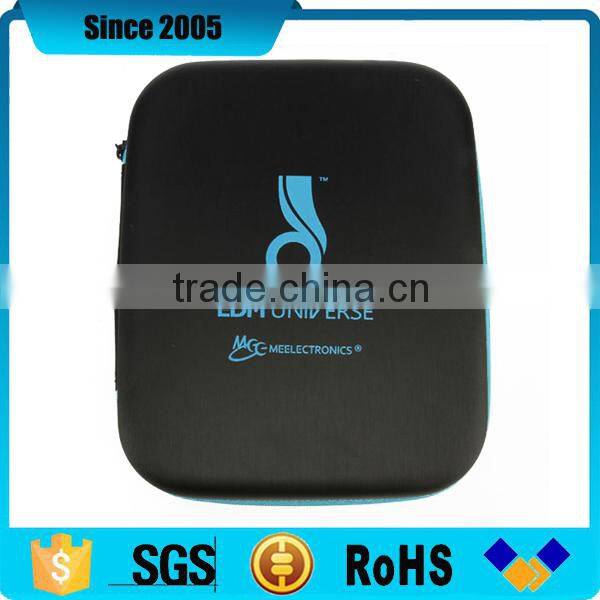 PU leather waterproof eva zipper packing case with printing logo