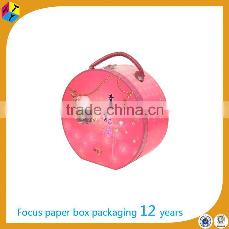 elegant high quality paper cardboardhat box purse