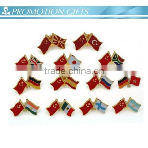wholesale custom flag badge pin