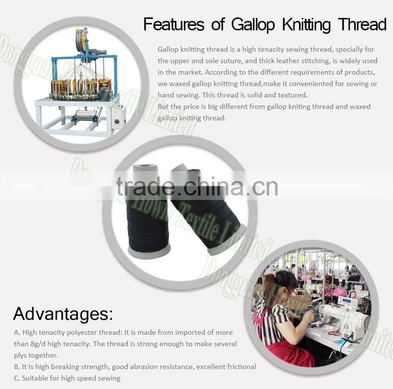 Ployester thread gallop knitting thread from manufacture directly