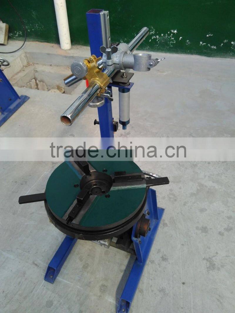 Huafei Engineering Pipe Boiler Welding Positioner Turntable With Overturning Device / Working Table