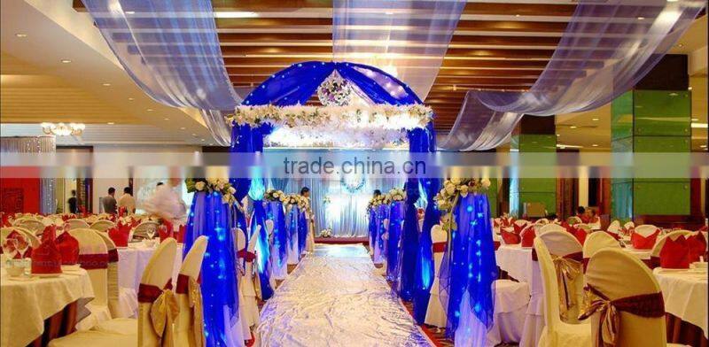 20*275cm In Stock Wedding Organza Cheap Wedding Chair Cover Sashes Sash Party Banquet Decoration Bow Colours
