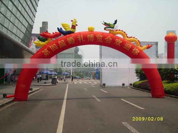 Hot-selling cheap inflatable start and finish line arches