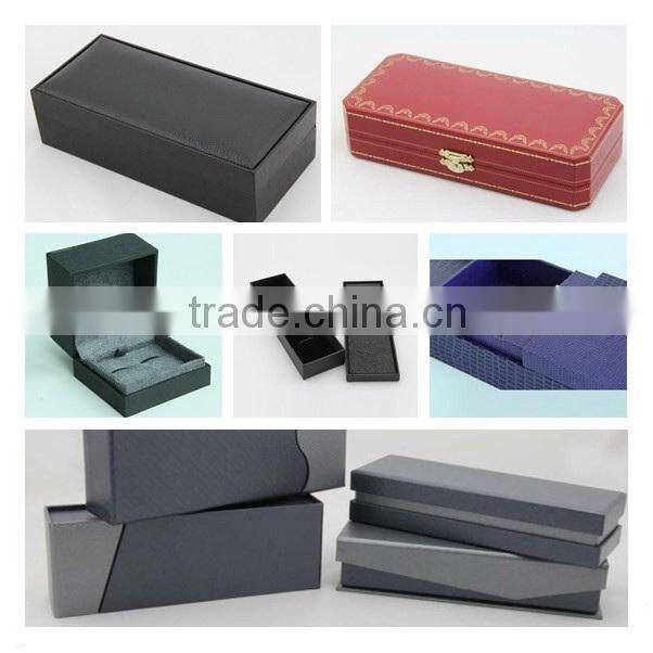 Leather Wooden Watch Packaging Box, Leather Gift Box for Watch