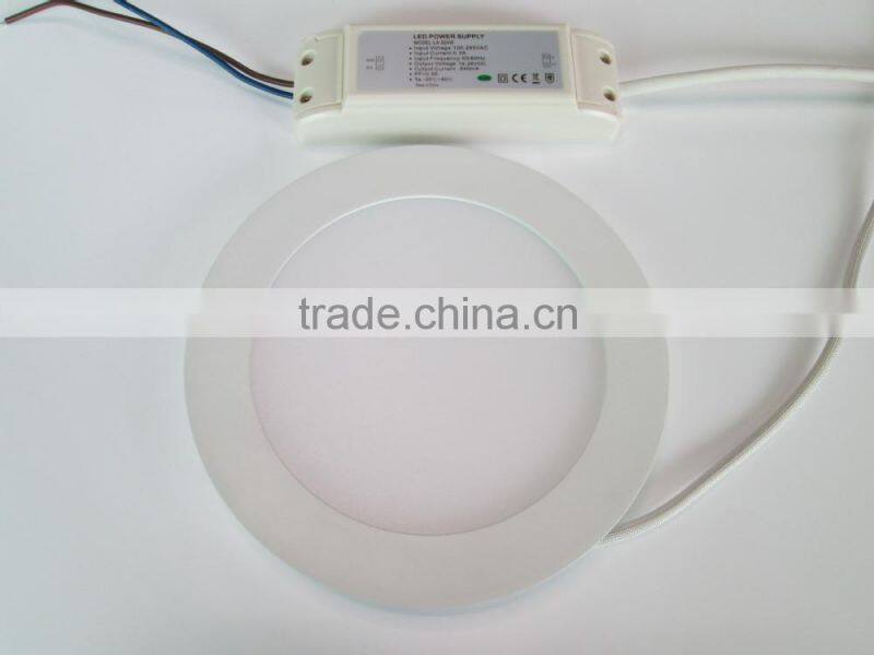 dia 160 180 200 240 300mm H13mm 9w 12w 15w 18w small ultra thin led panel light with CE RoHS 3 years warranty