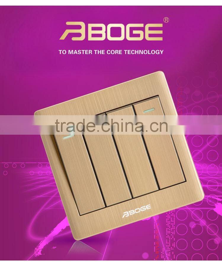 pc materials switch stainless steel cover
