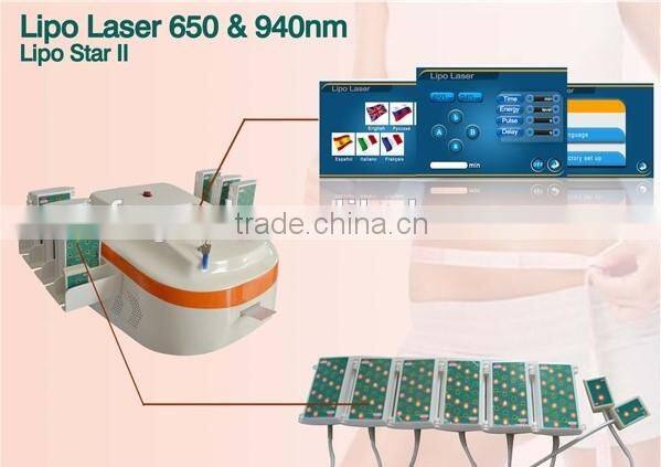 FDA Technology Fat Reduction No Side Effects Weight Loss Lipo Laser Machine