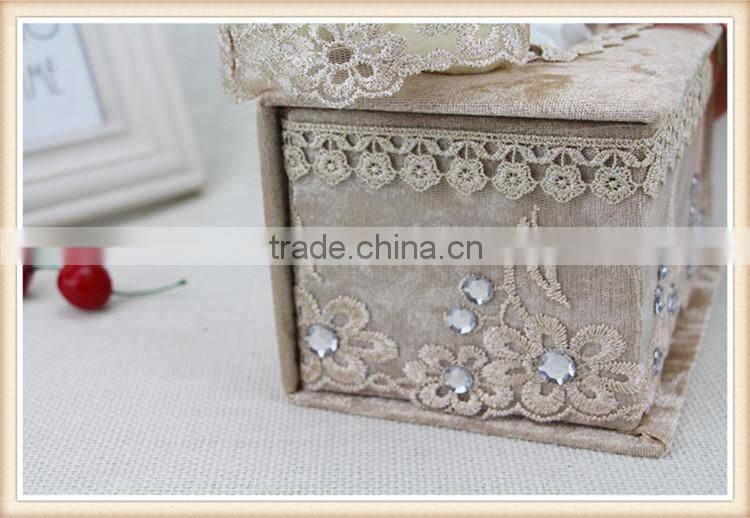 Beautiful velvet box tissue