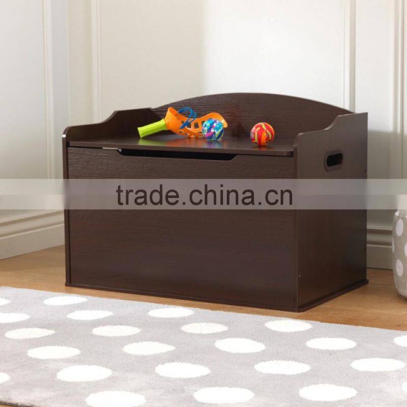 Wooden Toy Storage Chest in white