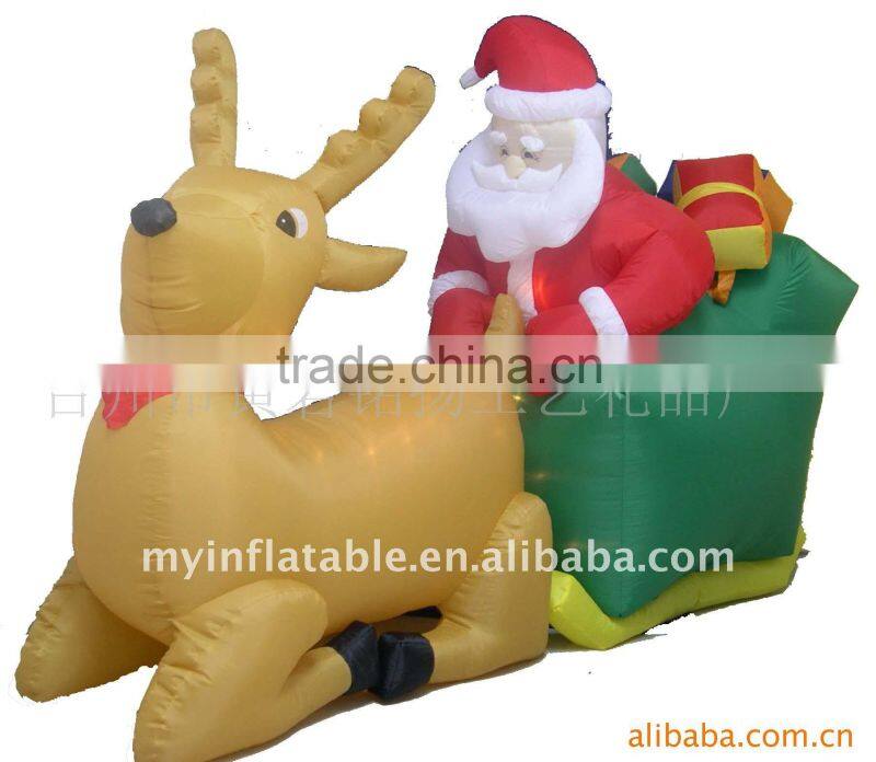 inflatable christmas deer