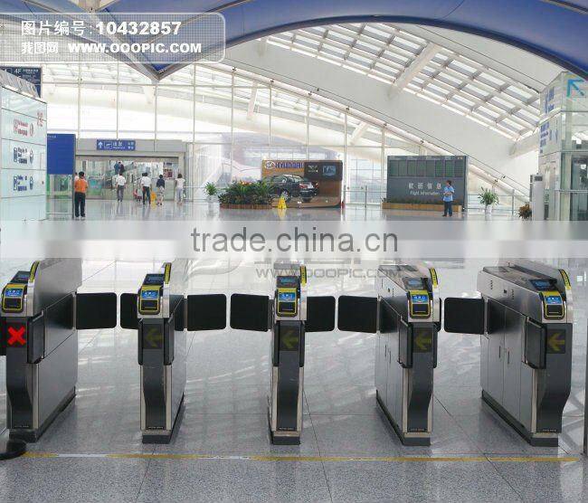 RFID full automatic supermarket fencing swing barrier gate