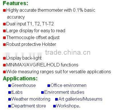 BK8801 Single Input K/J-Type Thermometer