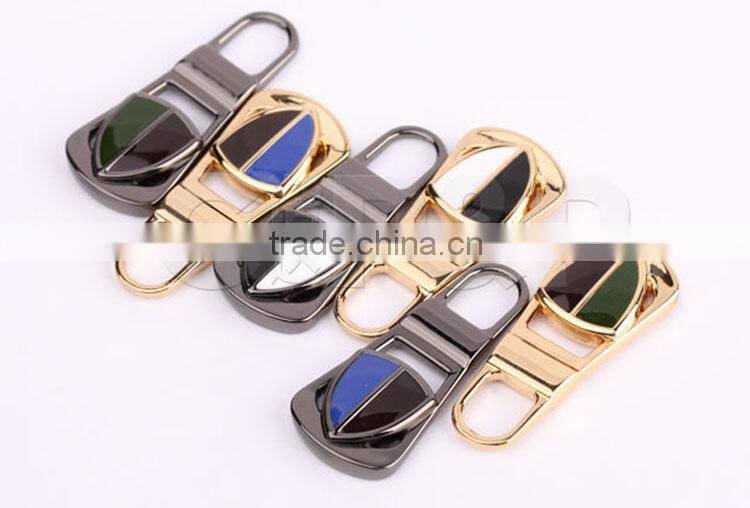 Zipper sliders metal zipper pulls for jacket