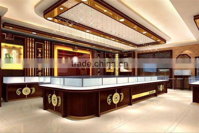 High and luxury jewelry display jewelry store interior design for shop decoration