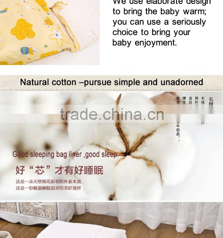 Infant kids anti kicking sleeping bag quilt for four seasons 100% cotton fabric and quilt my kingdom