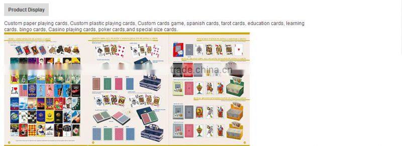 Hot sale plastic custom planning poker cards