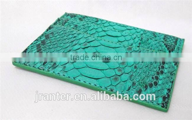 Genuine python leather credit card holder/ID card holder for promotion