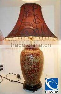 FOWDA Best sell China traditional Jingdezhen blue and white porcelain decorative table lamp