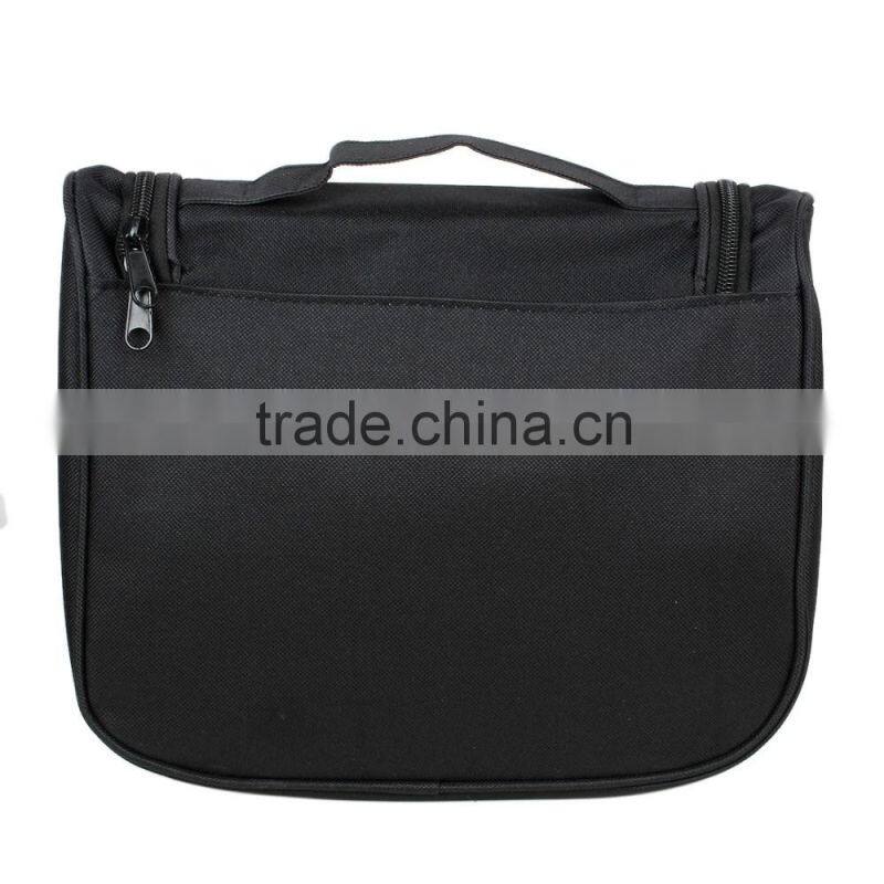 Compartment Nylon Make Up Case Cosmetic Travel Outdoor Wash Bag (YX-Z075)