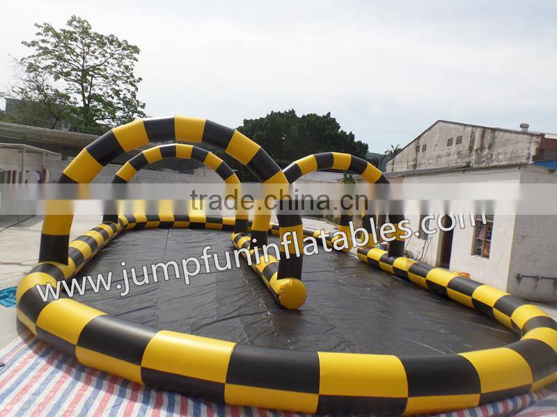 JFZB-241 zorb ball x treme race track,Hot inflatable hamster ball race track