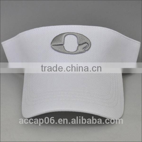 embroidery design sunvisor cap hat/funny visor hats