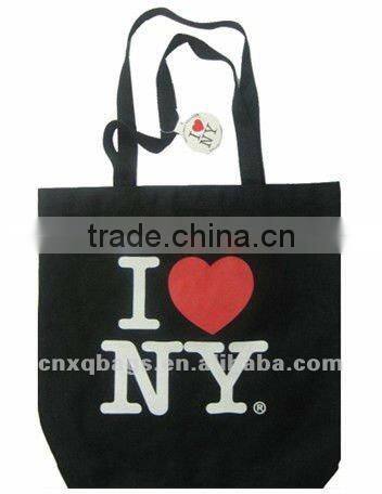 eco cotton clear lunch tote bag