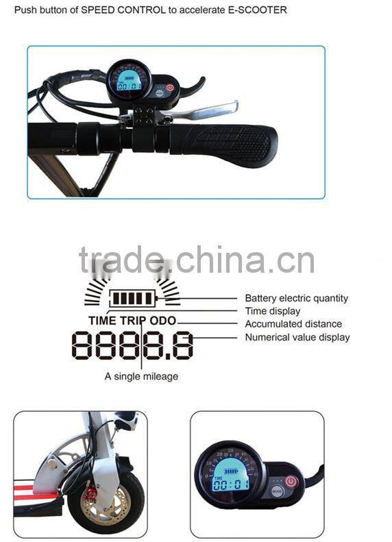 2016 Newest 10 inches 2 wheel foldable hot sale mini electric scooter on E-bay