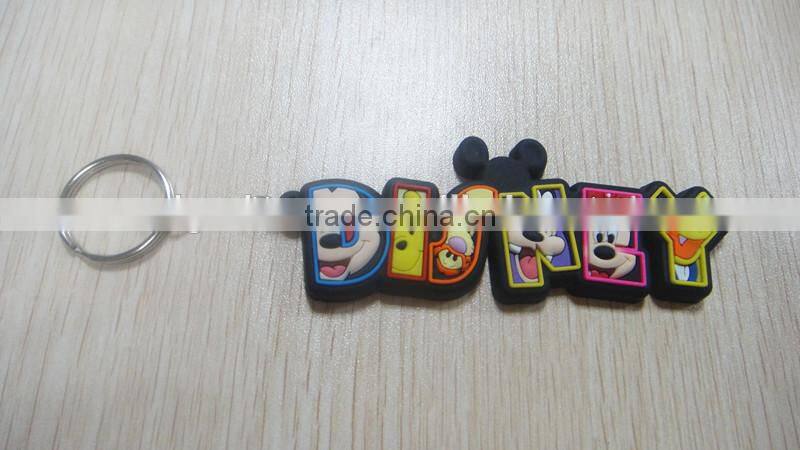 Custom Design Promotion Soft Pvc Keychain