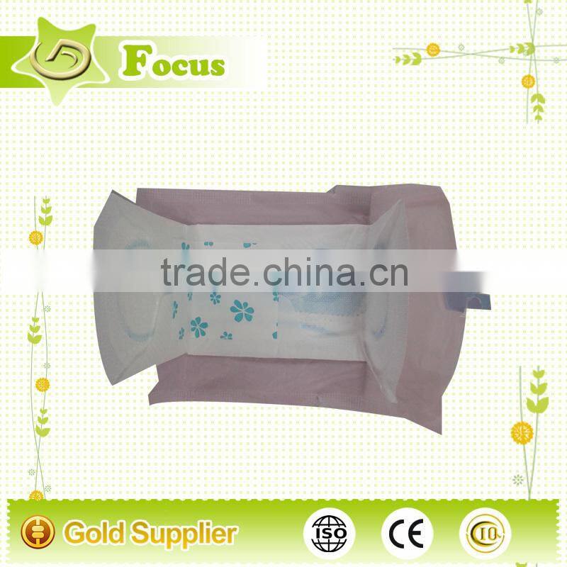 High Absorbent Cotton ultra thin Lady Sanitary Napkin lady anion sanitary napkin