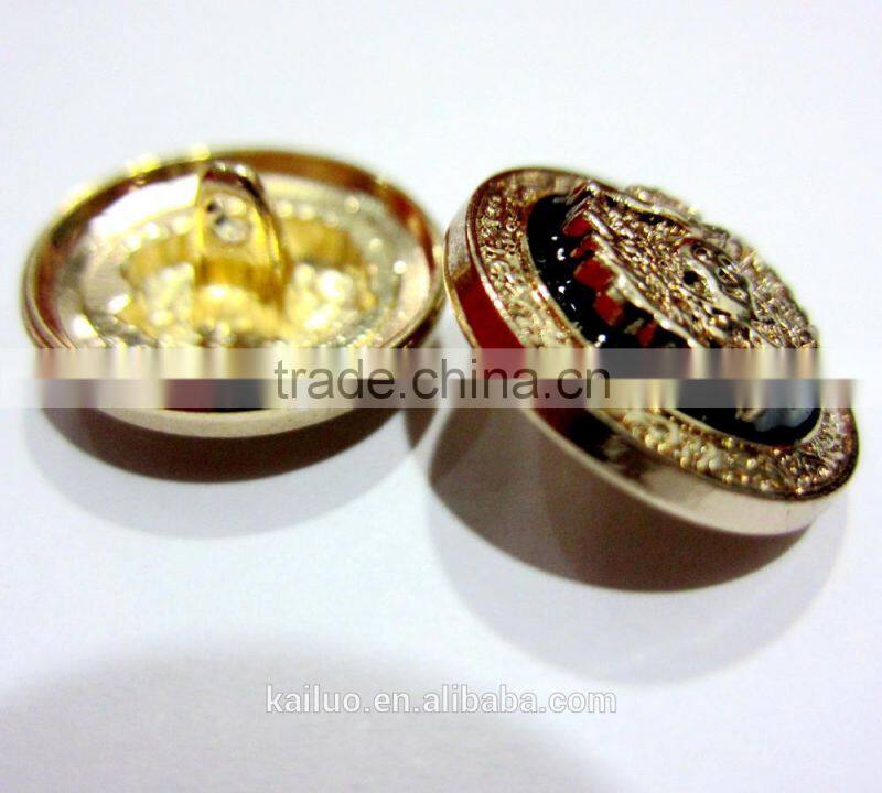 gold color sewing button for garment