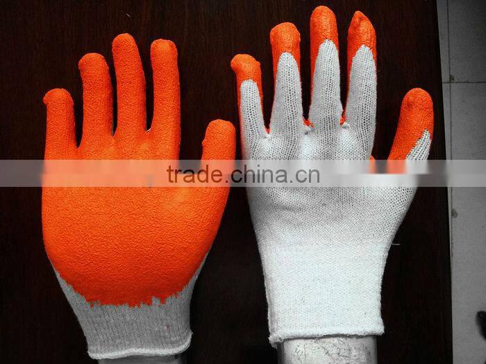 Blue Fully Coated Gloves Open Back Nitrile Glove Sandy Finish Cotton Jersey Liner Woven Liner Safe Cuff Nylon Liner