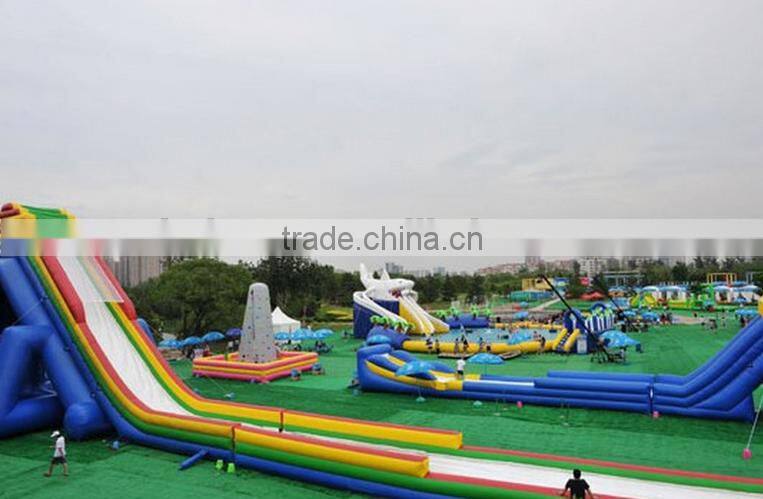 Hola summer color inflatable slip n slide/inflatable slide/inflatable water slide