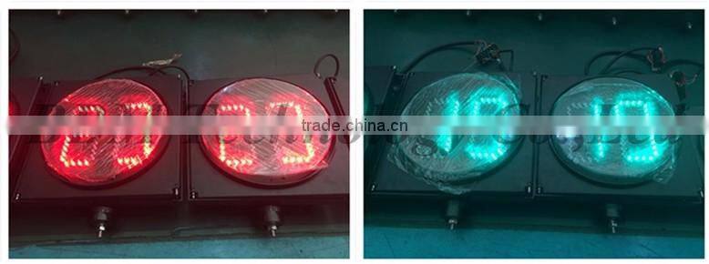 PC material mini led countdown timer for traffic