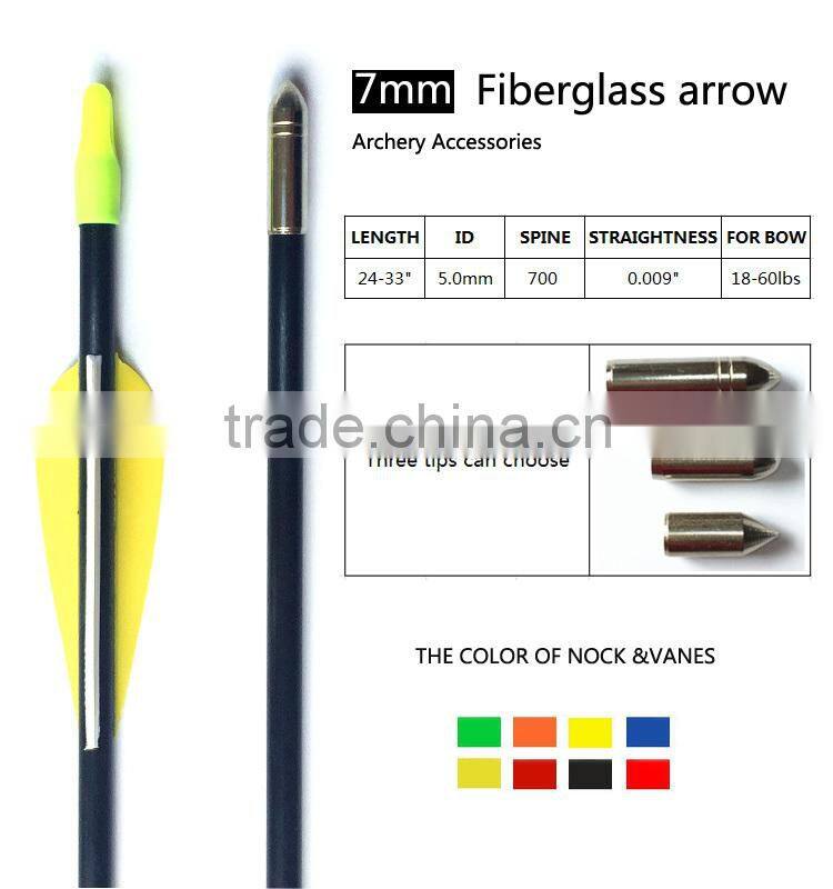 wholesale archery fiberglass arrow