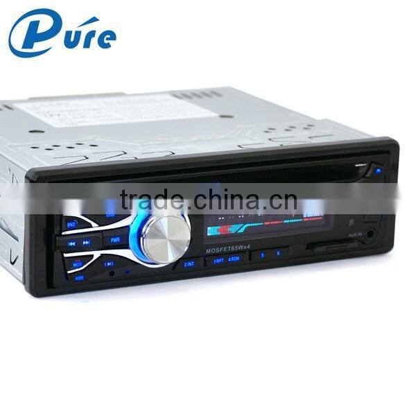 Single Din DVD Player Bluetooth DVD/VCD/CD/MP3/MP4/AVI Player with Color Screen