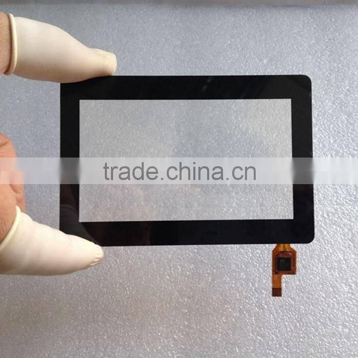 Good quality 1.4'', 1.77'', 2'', 2.8'' ,3.5'', 4.3'', 5'', 7'' transparent glass touch screen