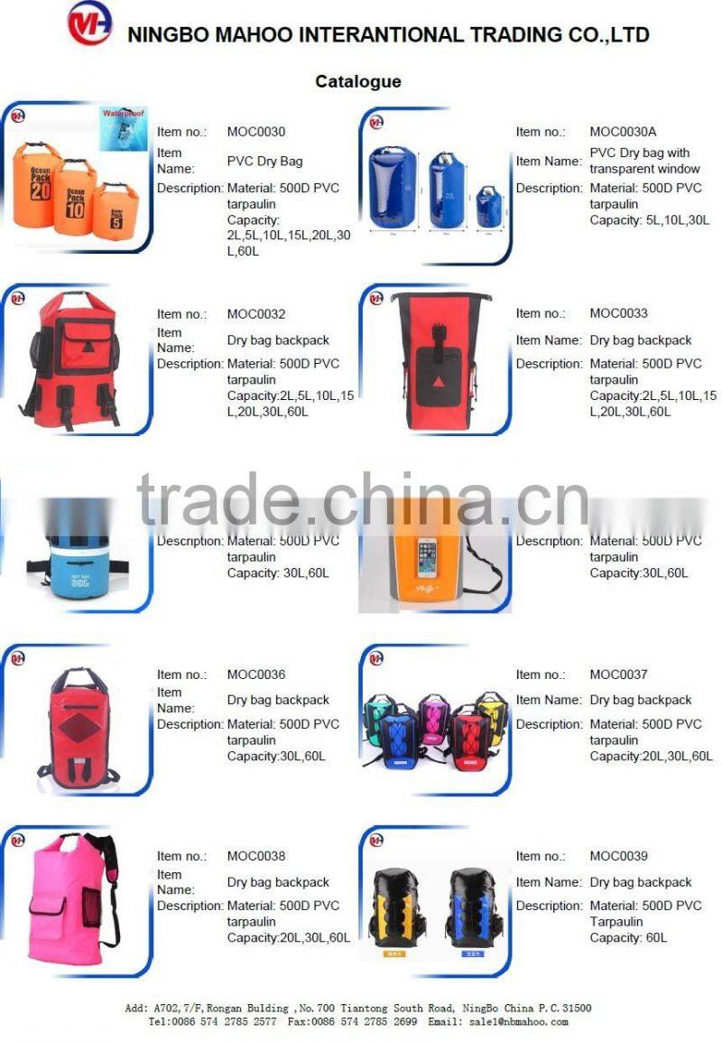 New PVC Folding Dry bag backpack