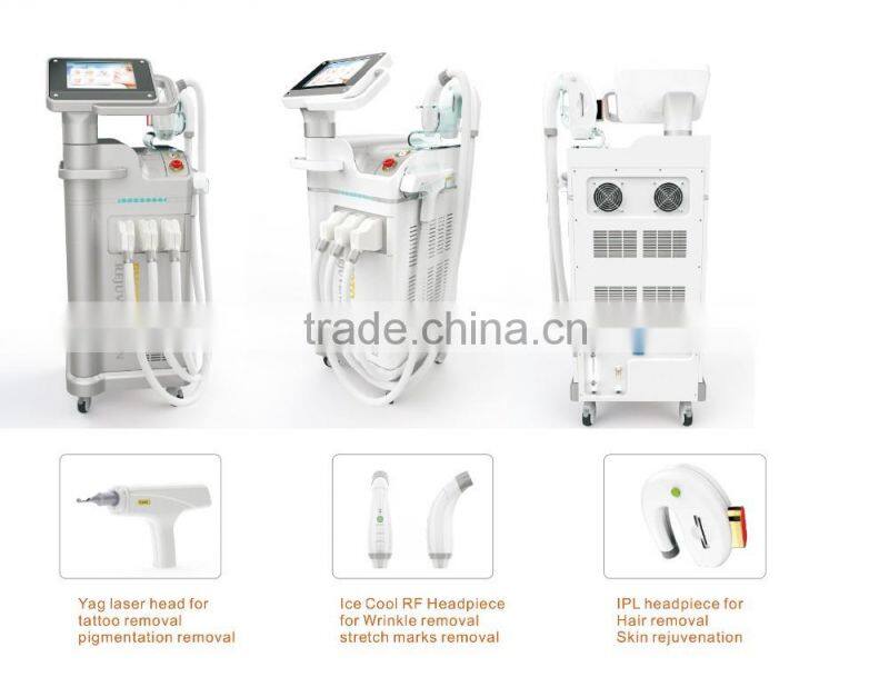 Most advanced IPL SHR Nd yag machine