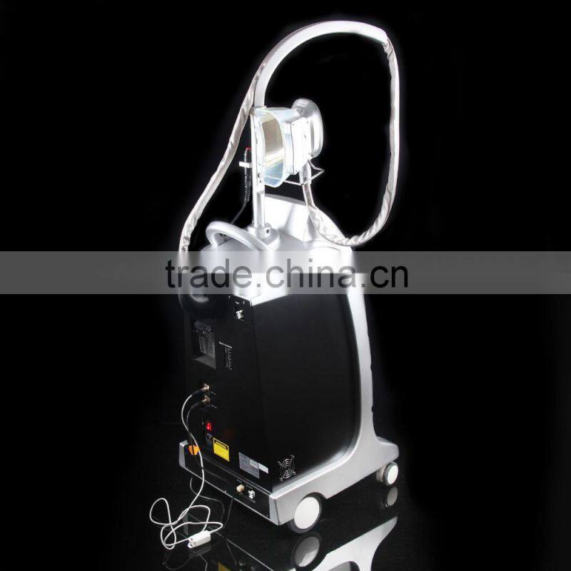 Vertical anti Freezing laser liposuction cryolipolisis instrument / cryolipolisis device with 3 dismountable head
