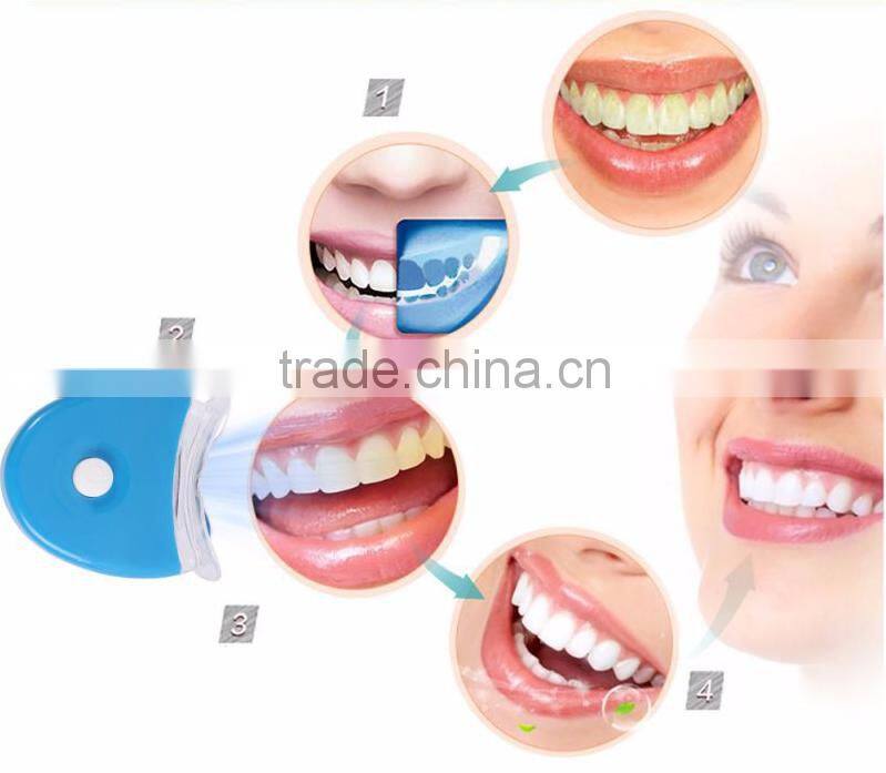 oral dental teeth whitening light blue cold led bleaching cleaning tools