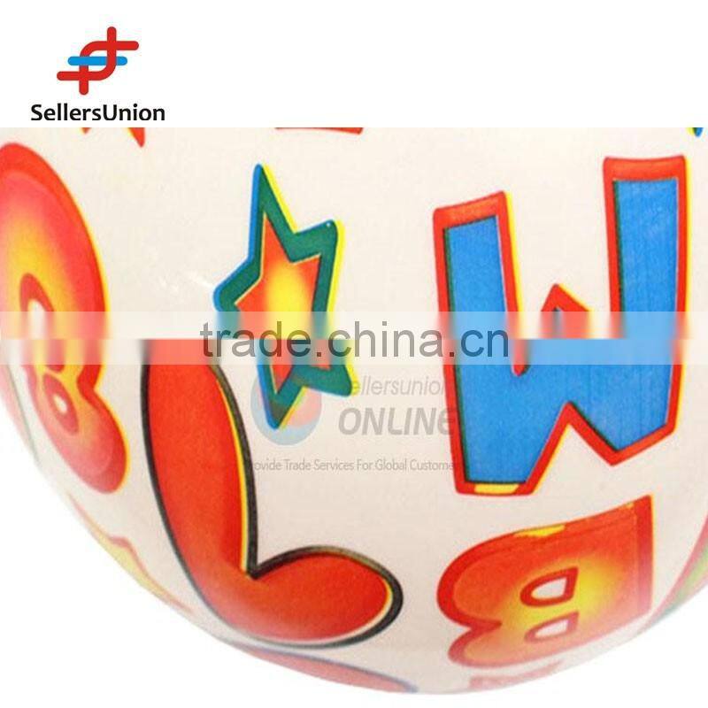 No. 1 yiwu agent Best sell promotional inflatable beach ball PVC toy ball