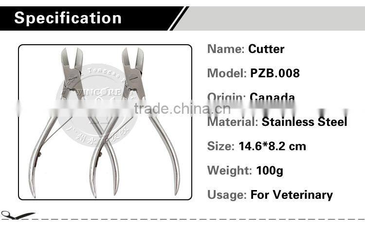 Piglet tooth cutter stainless steel tooth cuter for pig veterinary teeth cutter