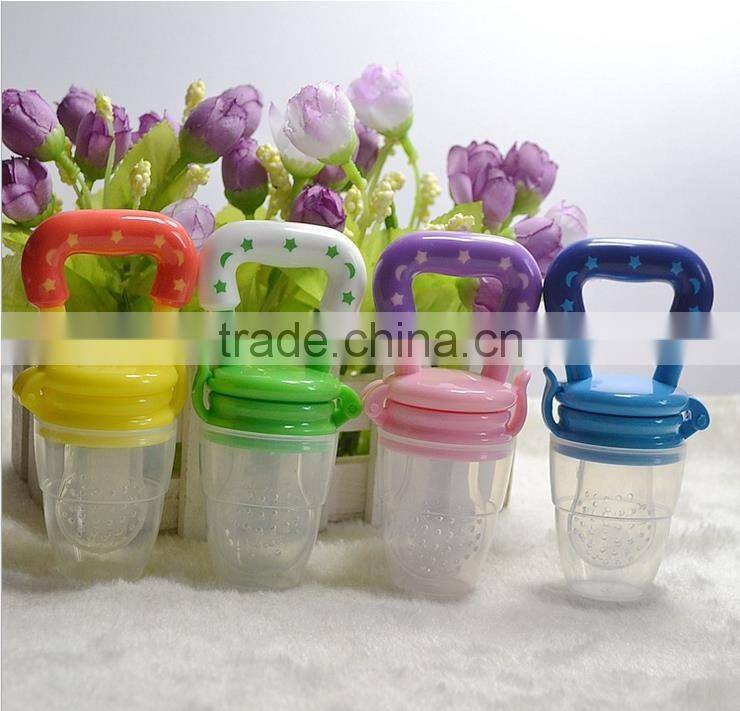 Wholesale 2016 Hot Sale Baby Products Silicone Baby Feeder Pacifier For Fruit Fresh Food Feeder