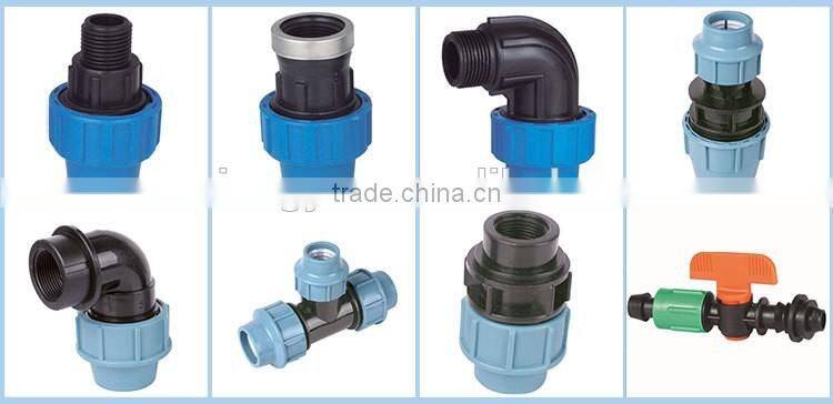 HDPE socket ppipe fittings black equal tee