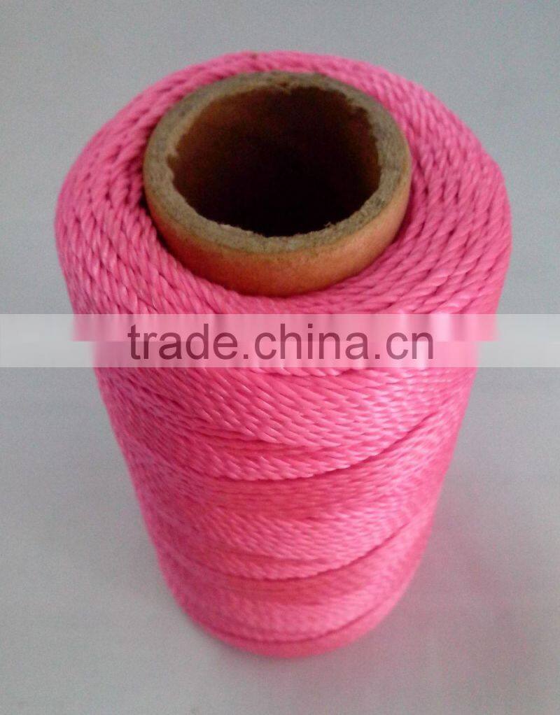 Pink twisted nylon mason line builder twine