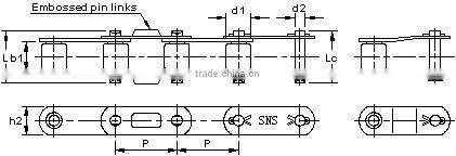 combine roller chain agricultural chain harvest roller chain