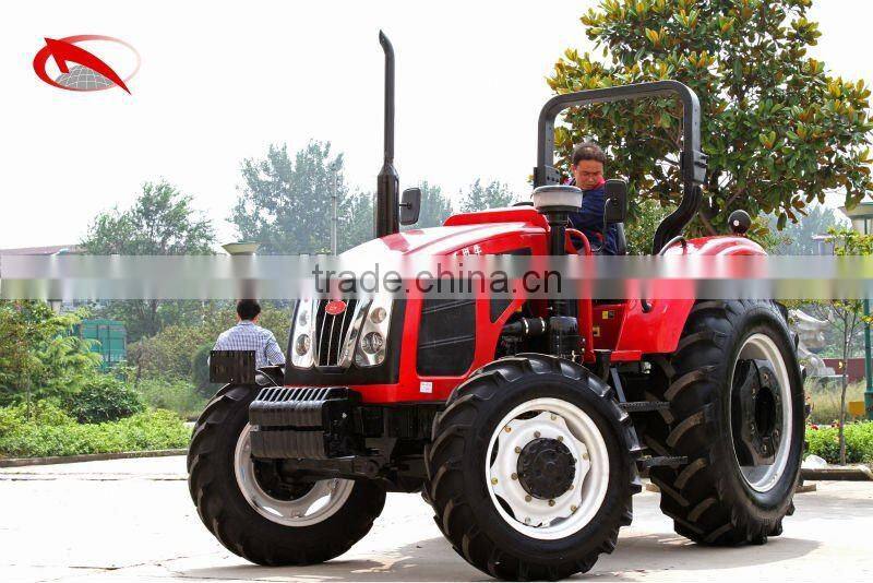 low prices hot sale 4 wheel drive tractors 90hp 4wd with front end loader
