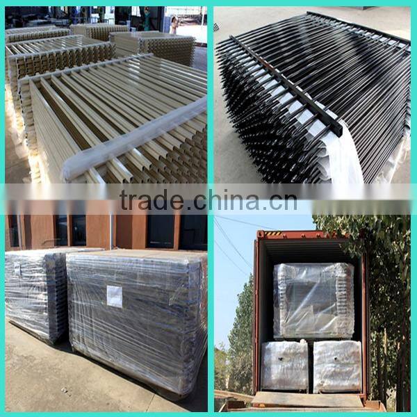free sample steel spear top metal fence picket design